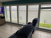 Living room water views all day long
