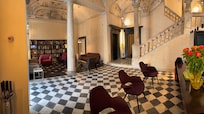 The lobby.