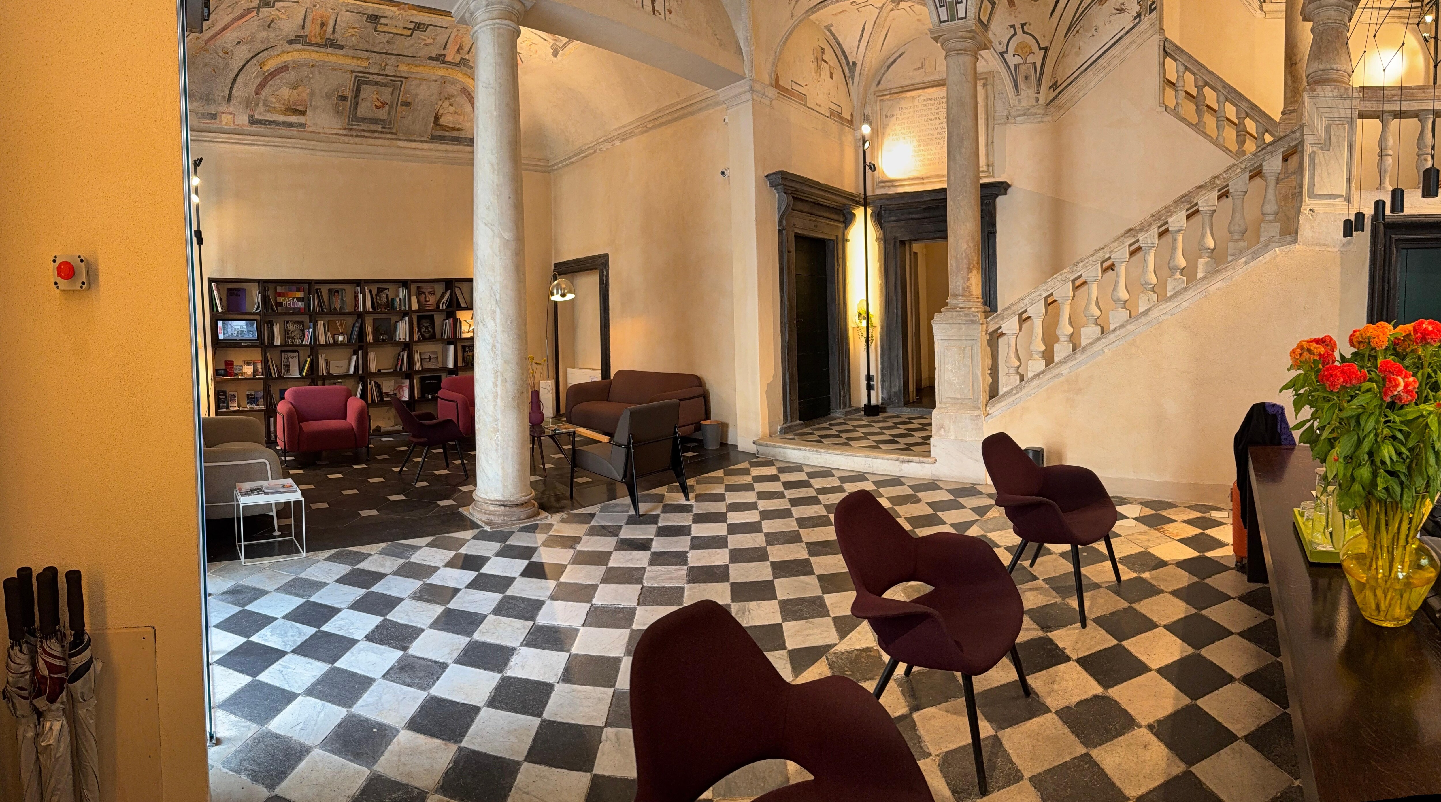 The lobby.