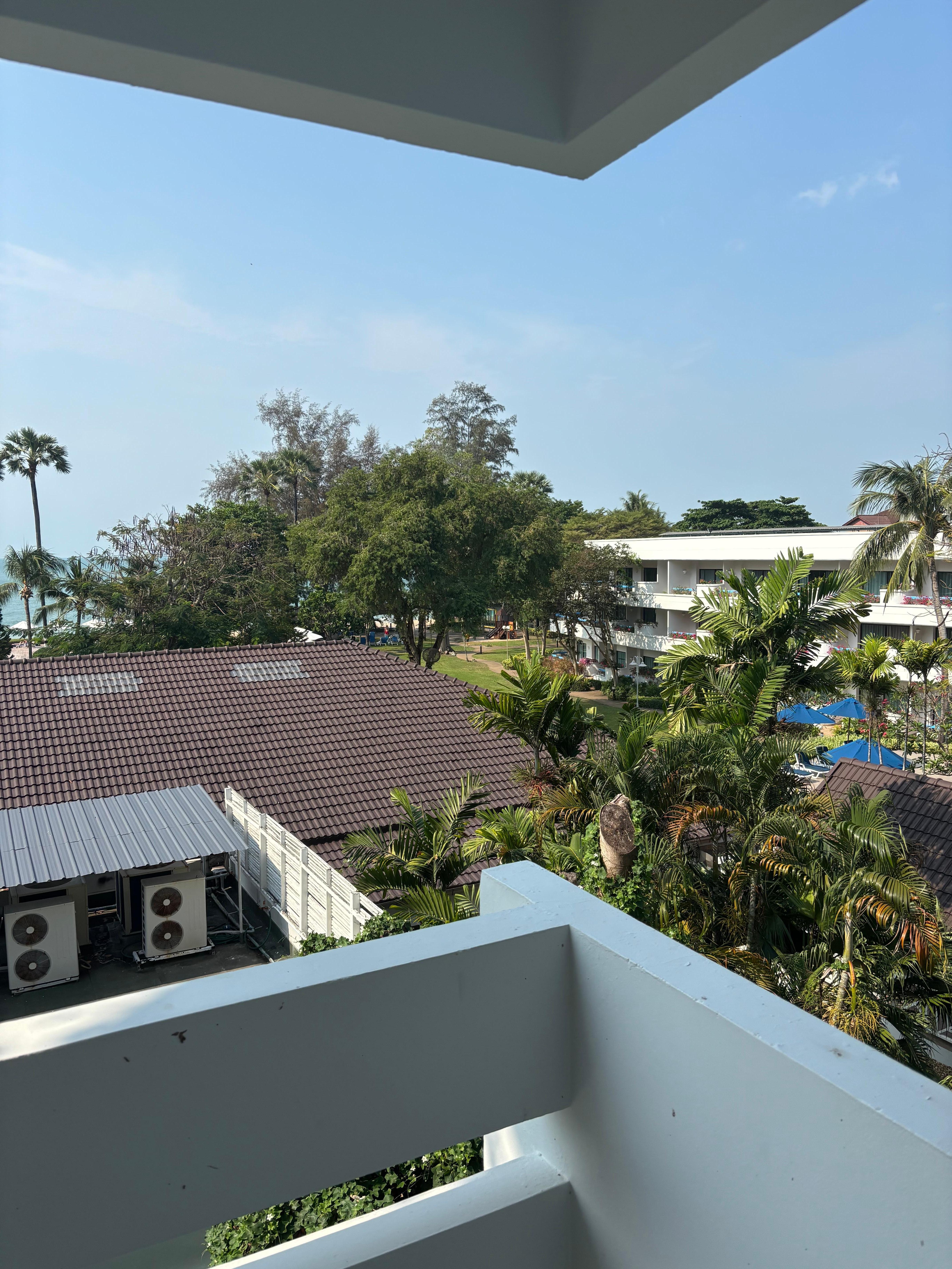 View from our balcony.