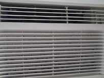 Air conditioner unit filled with dirt and dust