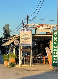The Taverna where we had two dinners complete with free desserts and a very friendly staff!