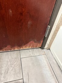 Bathroom door