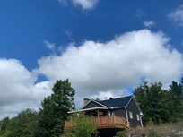 Looking up from street view