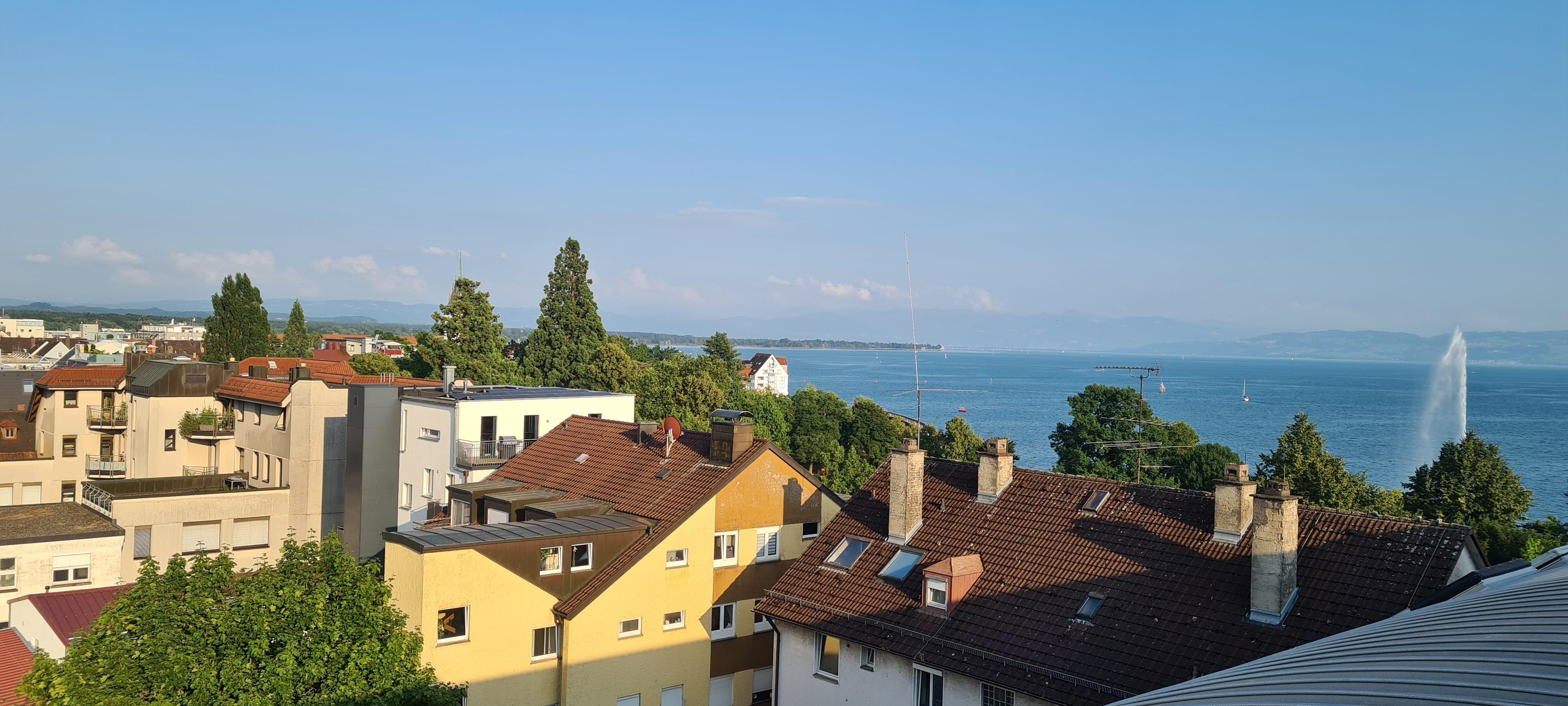 Dachterrasse Aussicht vom Hotel 