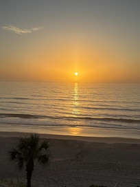 Sunrise from our room.
