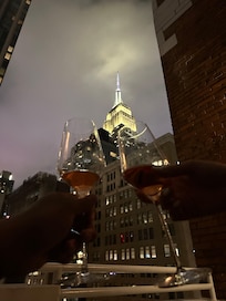 View from our room at night was amazing 10/10!