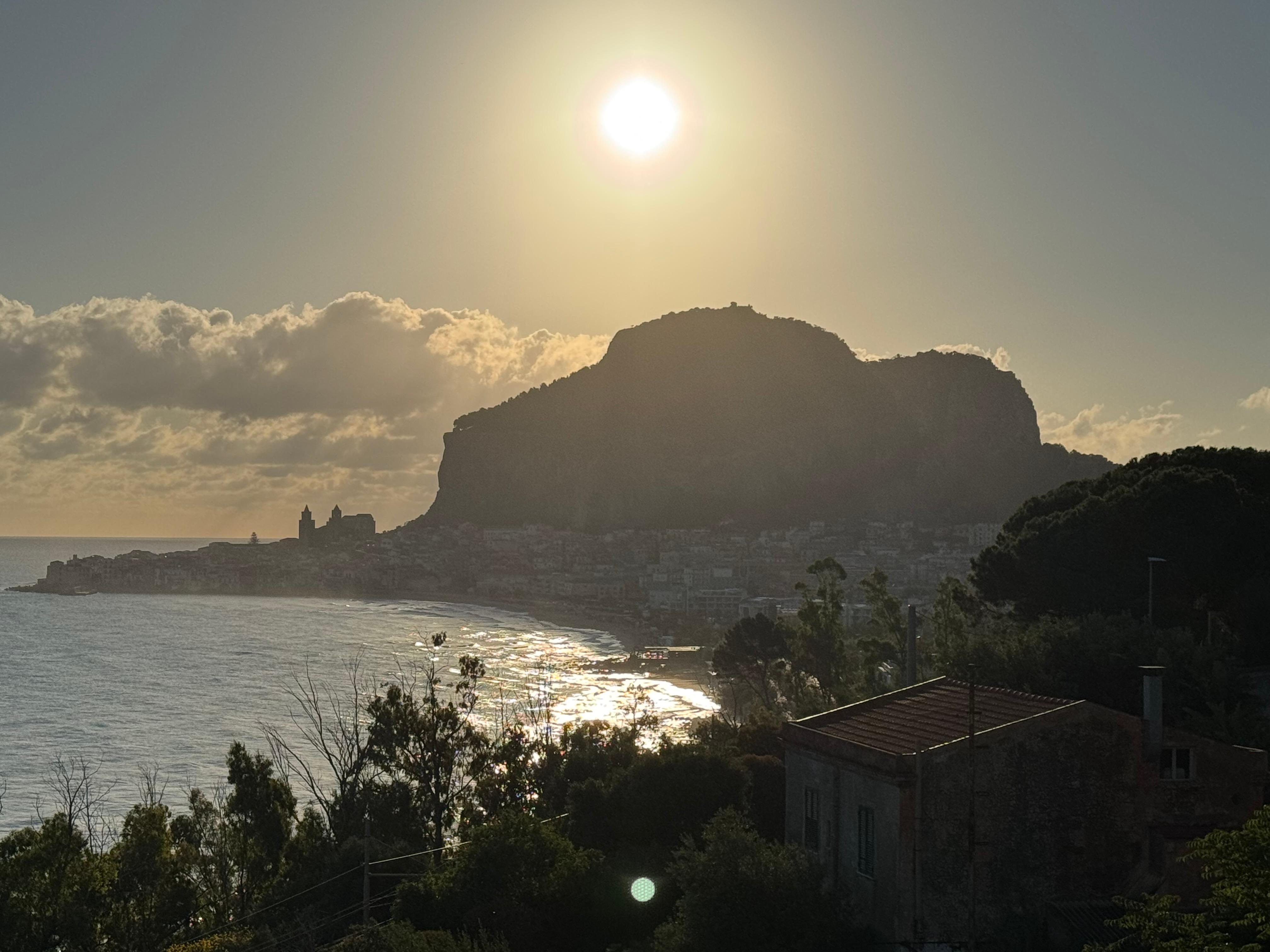 Sunrise at Cefalu.