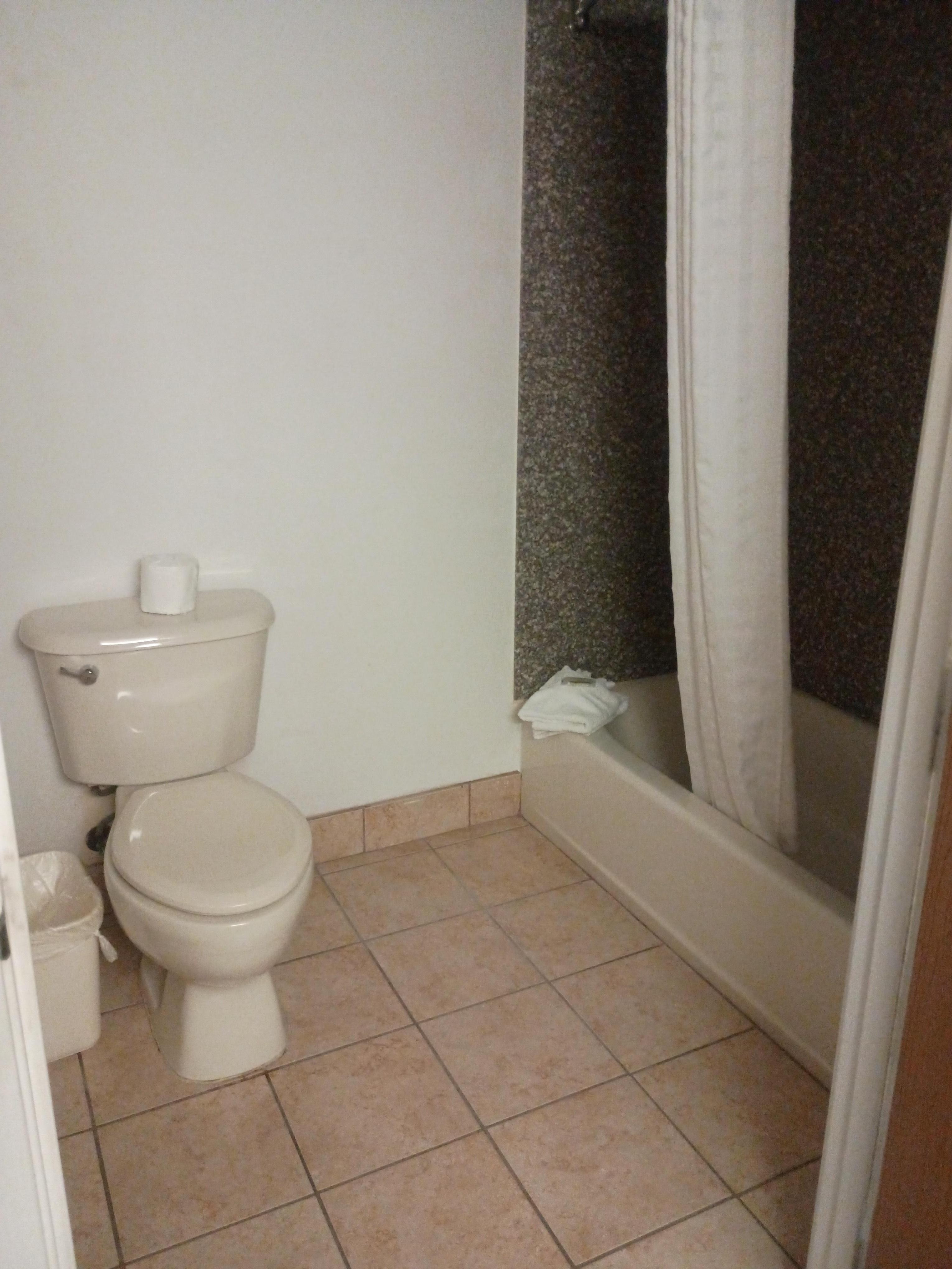 Nice shower head with adjustable spray.