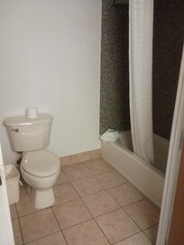 Nice shower head with adjustable spray.