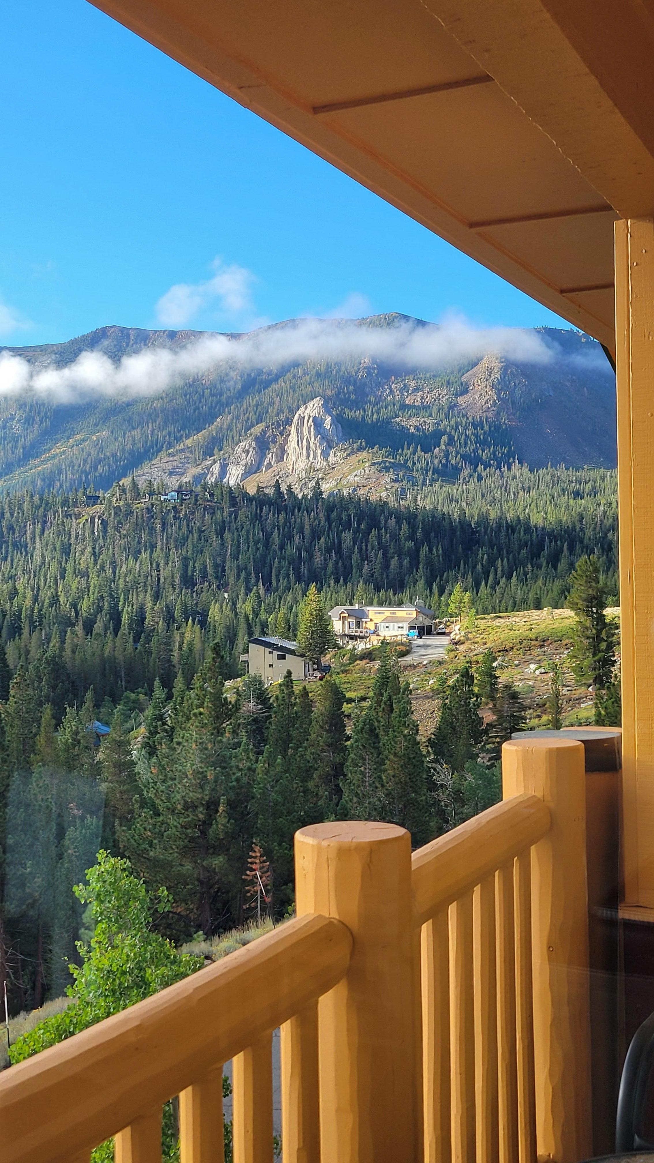 View from the balcony