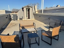 Terrace! Chilly in march but still fun!