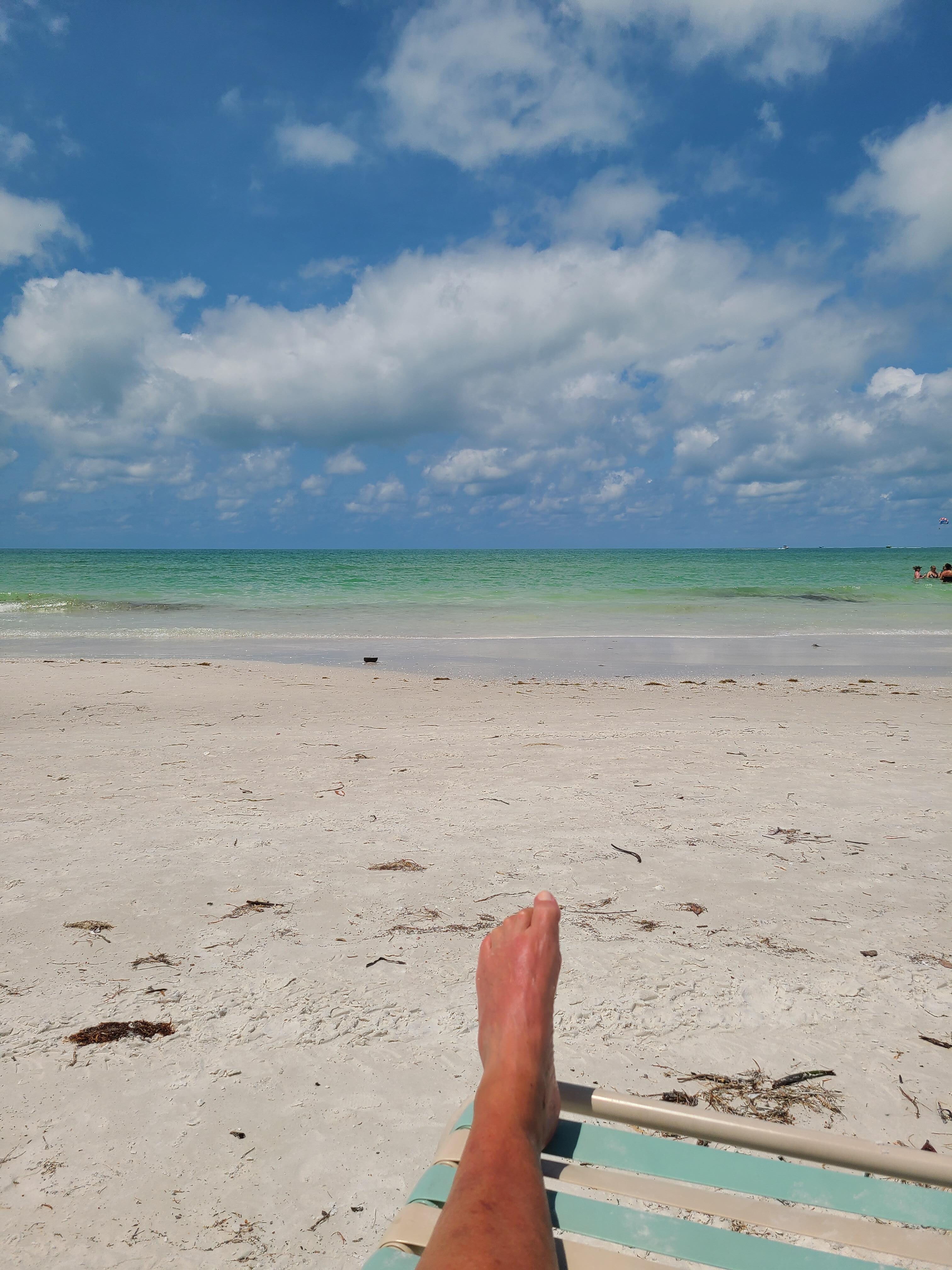 The obligatory foot picture