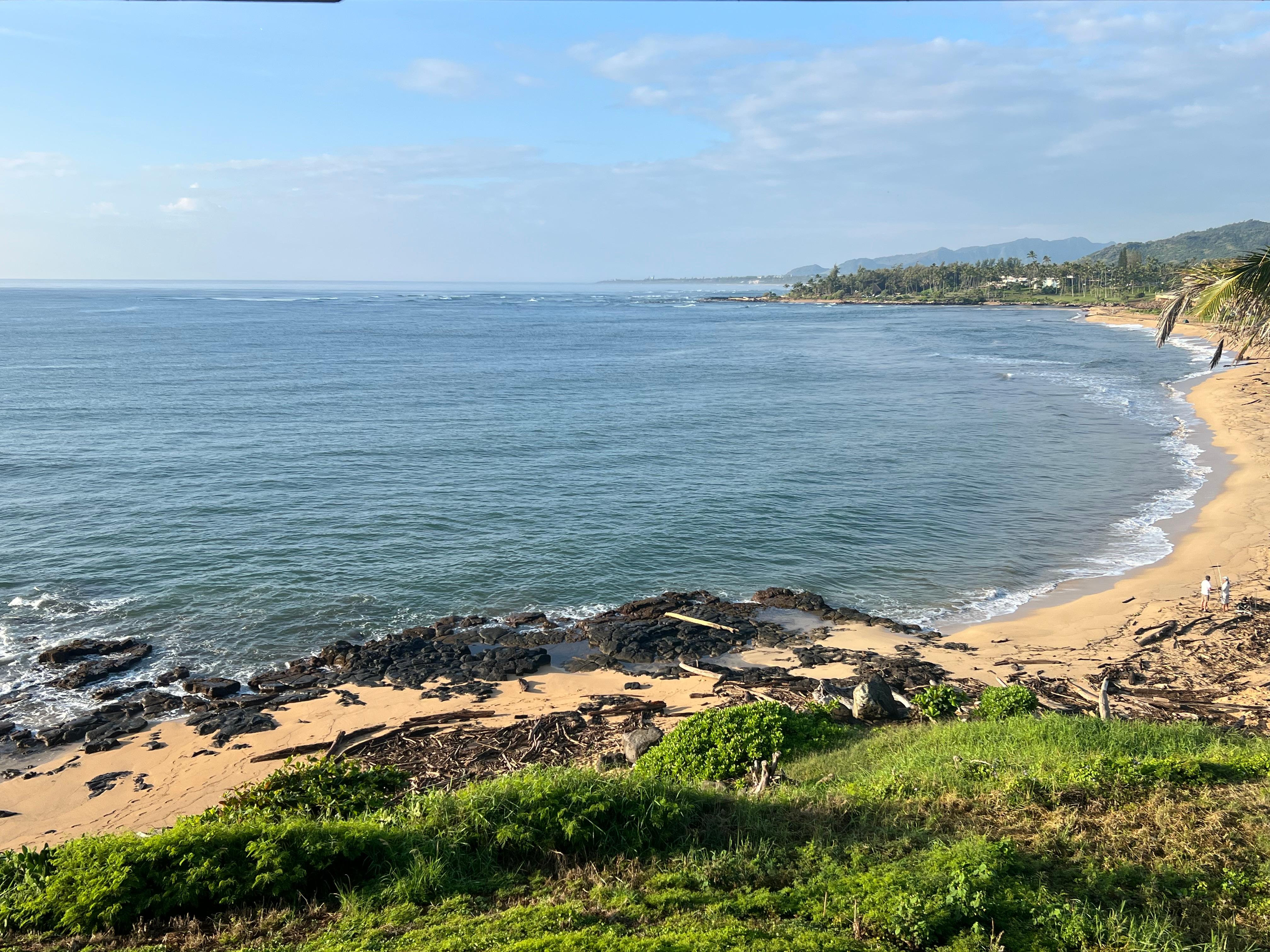 The view from the balcony
