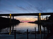 These are some pics of the sunset from the pier.