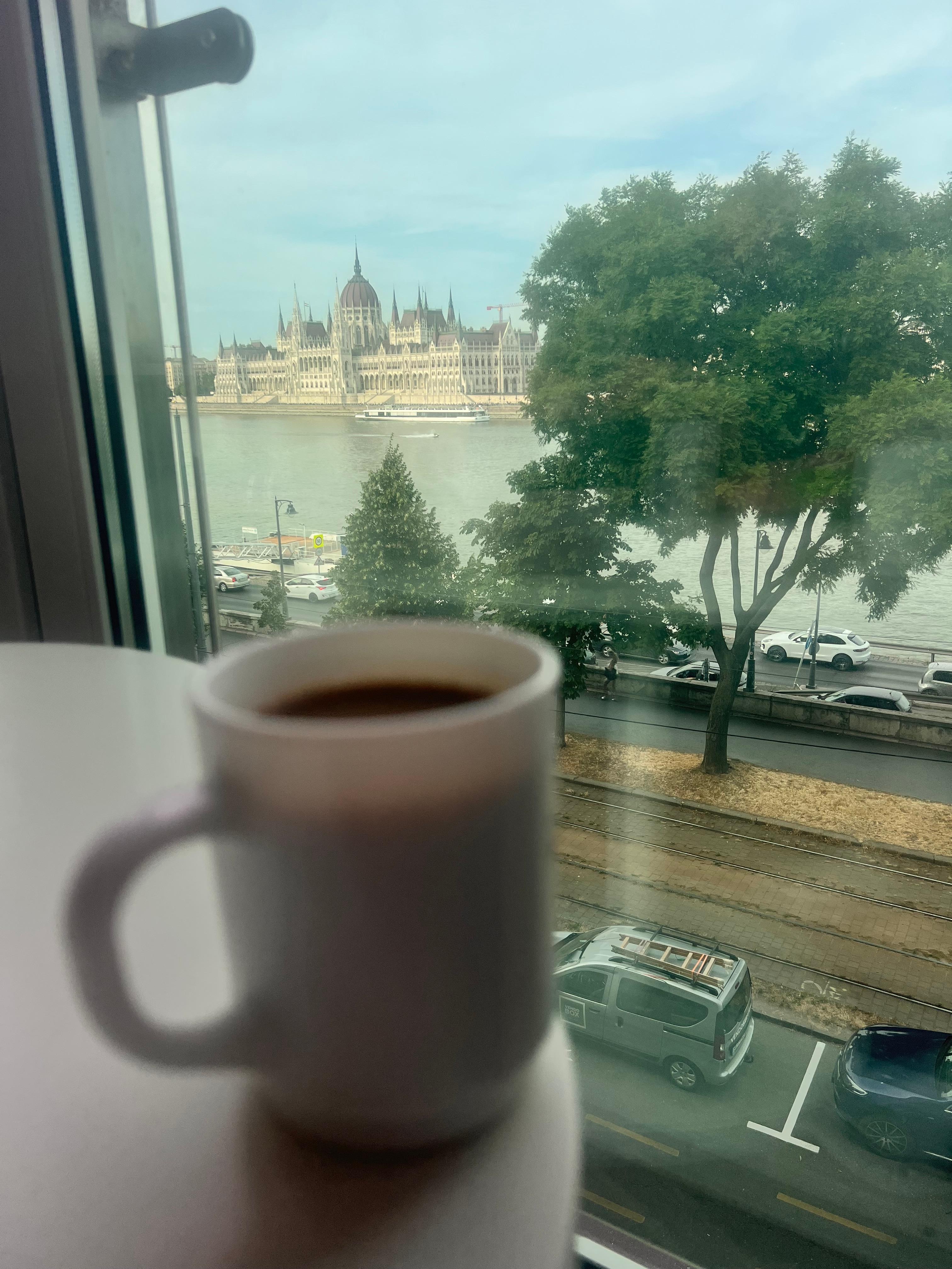 Coffee with a view 