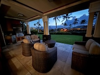 wonderful patio, although buggy during dusk and dawn