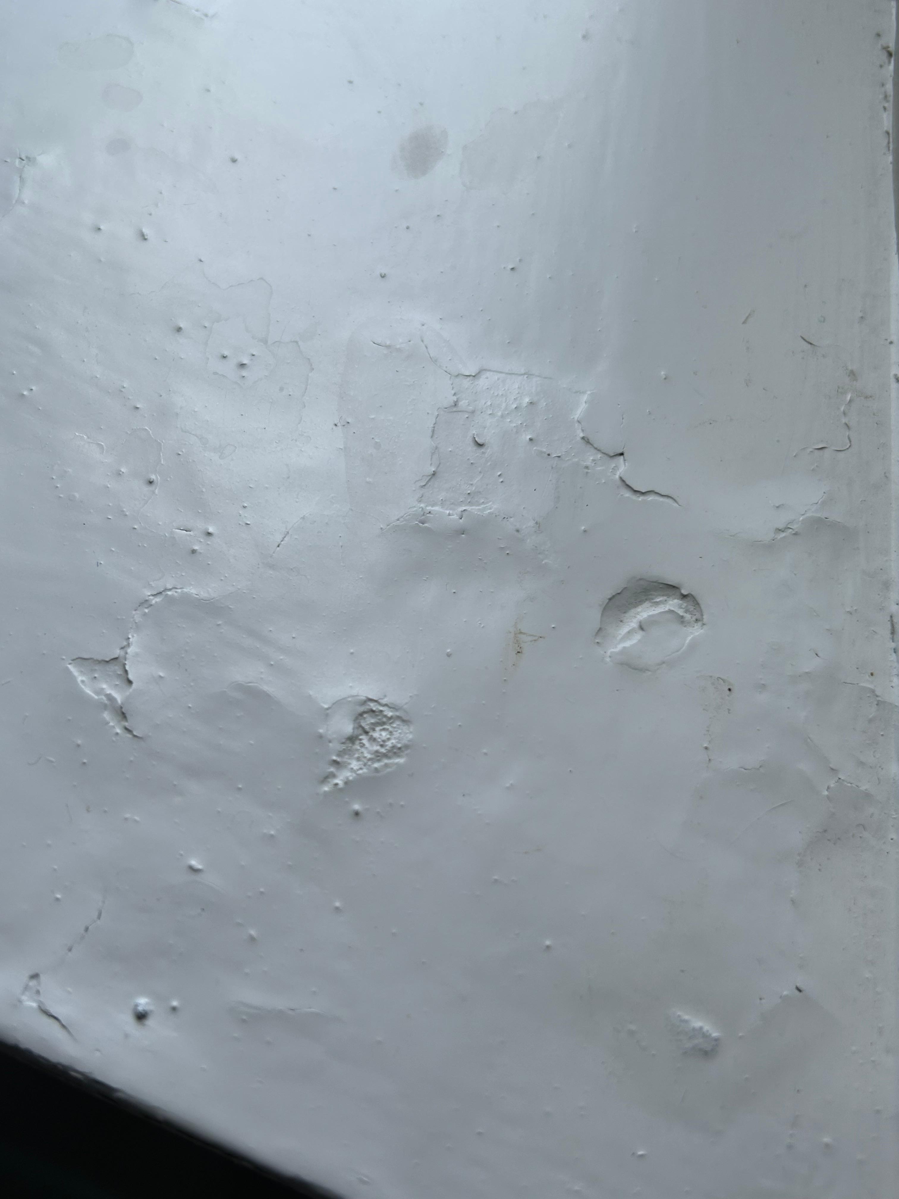 Flaking paintwork