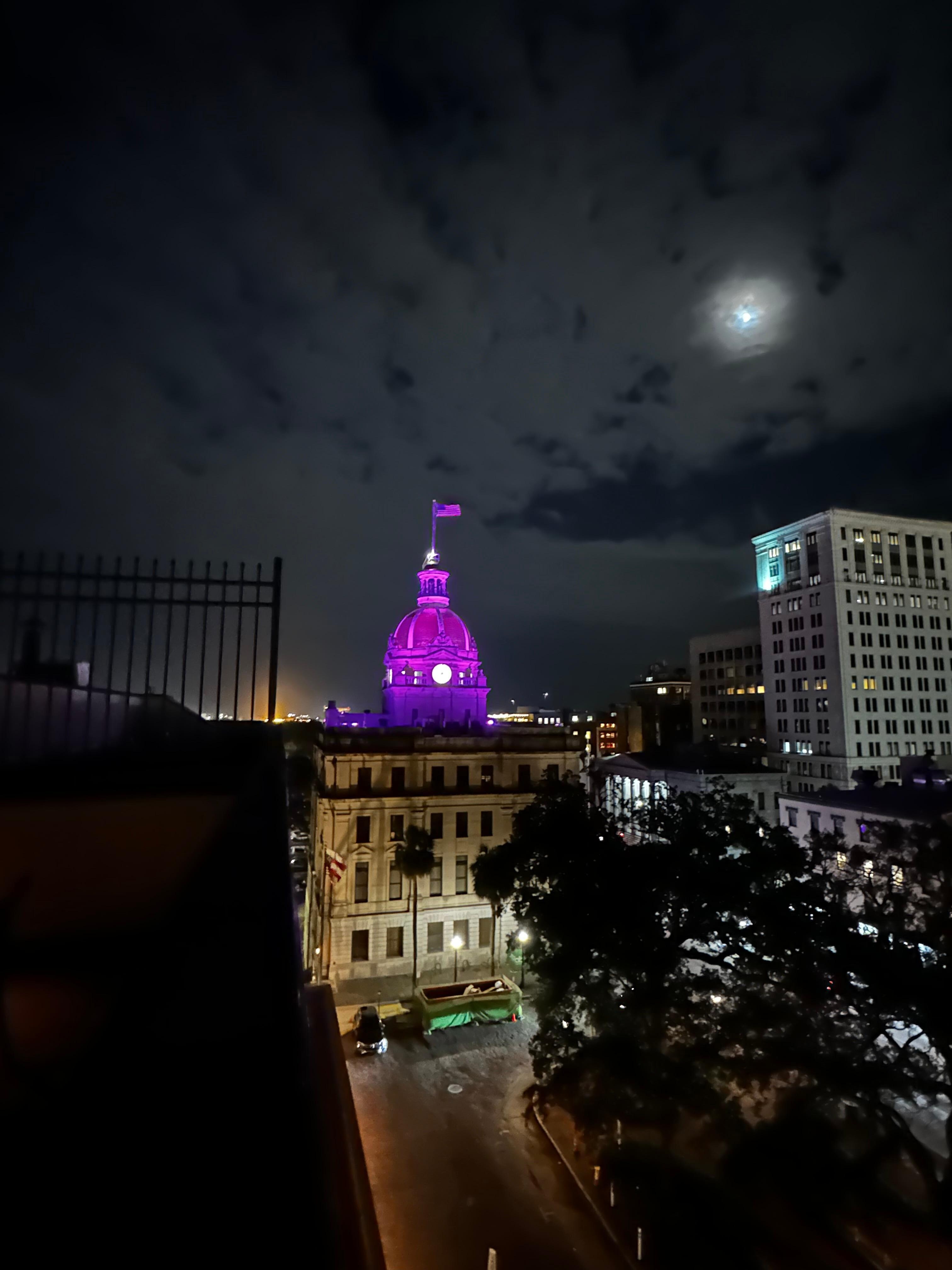 From the Skydeck on Floor 7.