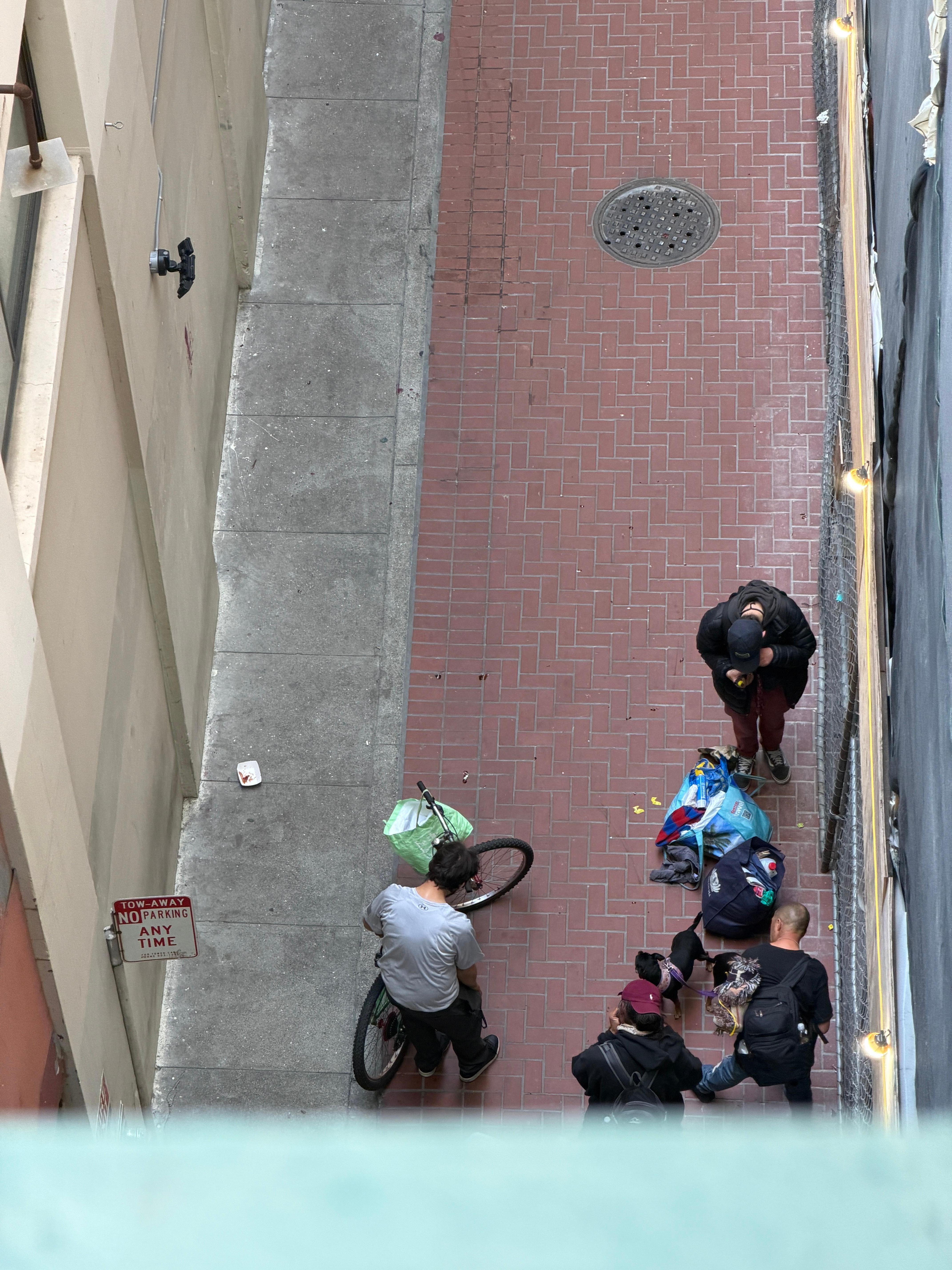 There are security in the city that break it up but after 9pm they just come right back!