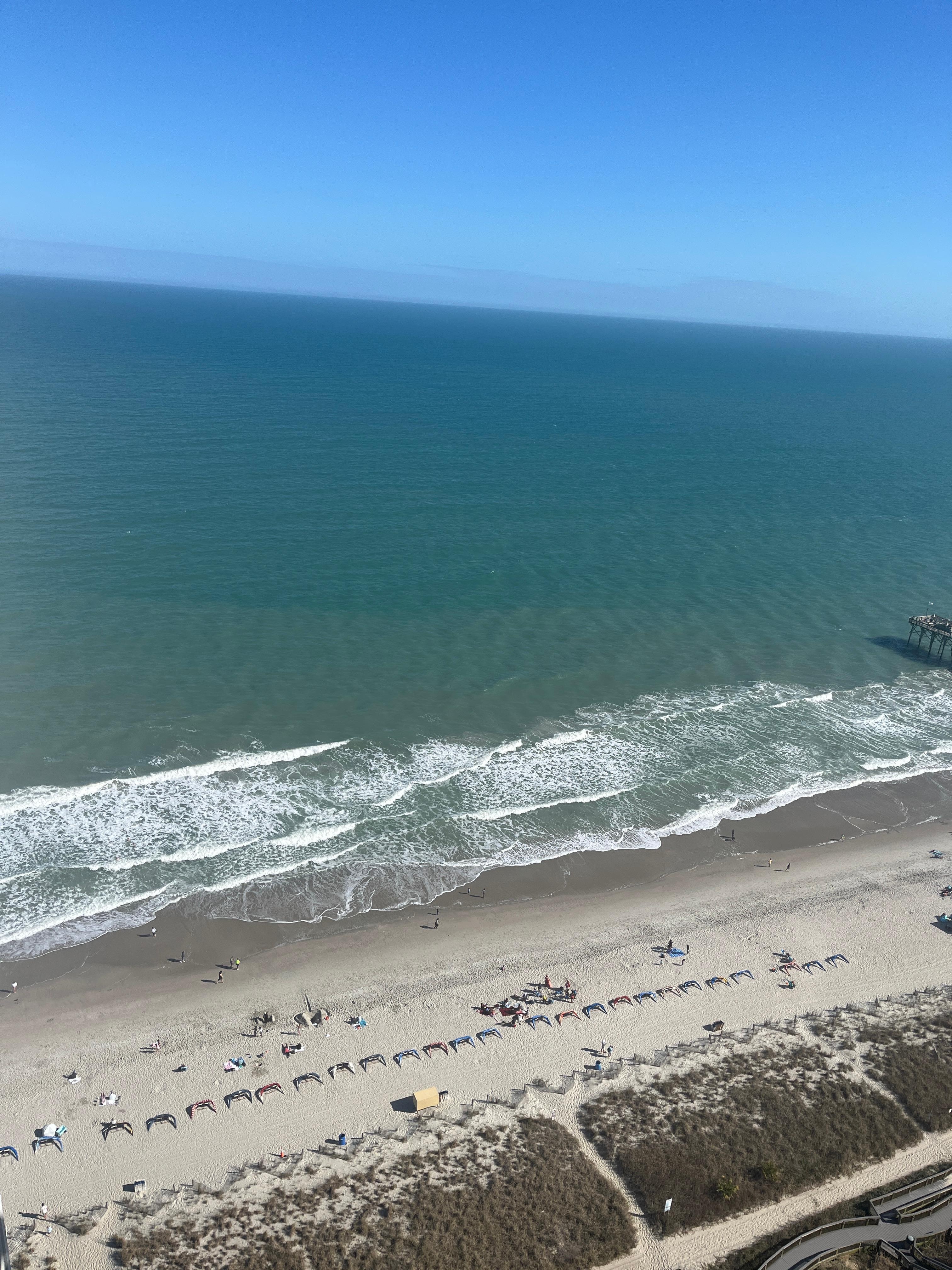 View from our balcony. 