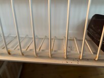 dirty freezer door