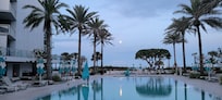 Pool area, early morning