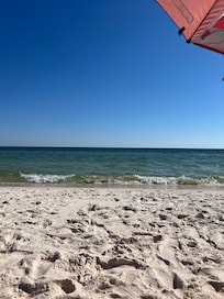 Beach view. Not crowded