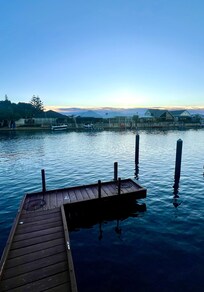 Private jetty where dolphins would visit 😍