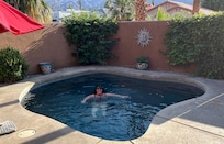 Swimming every afternoon once we retuned from sightseeing for the day.