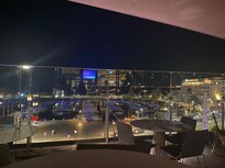 Rooftop bar/dining next door at the Occidental Hotel.