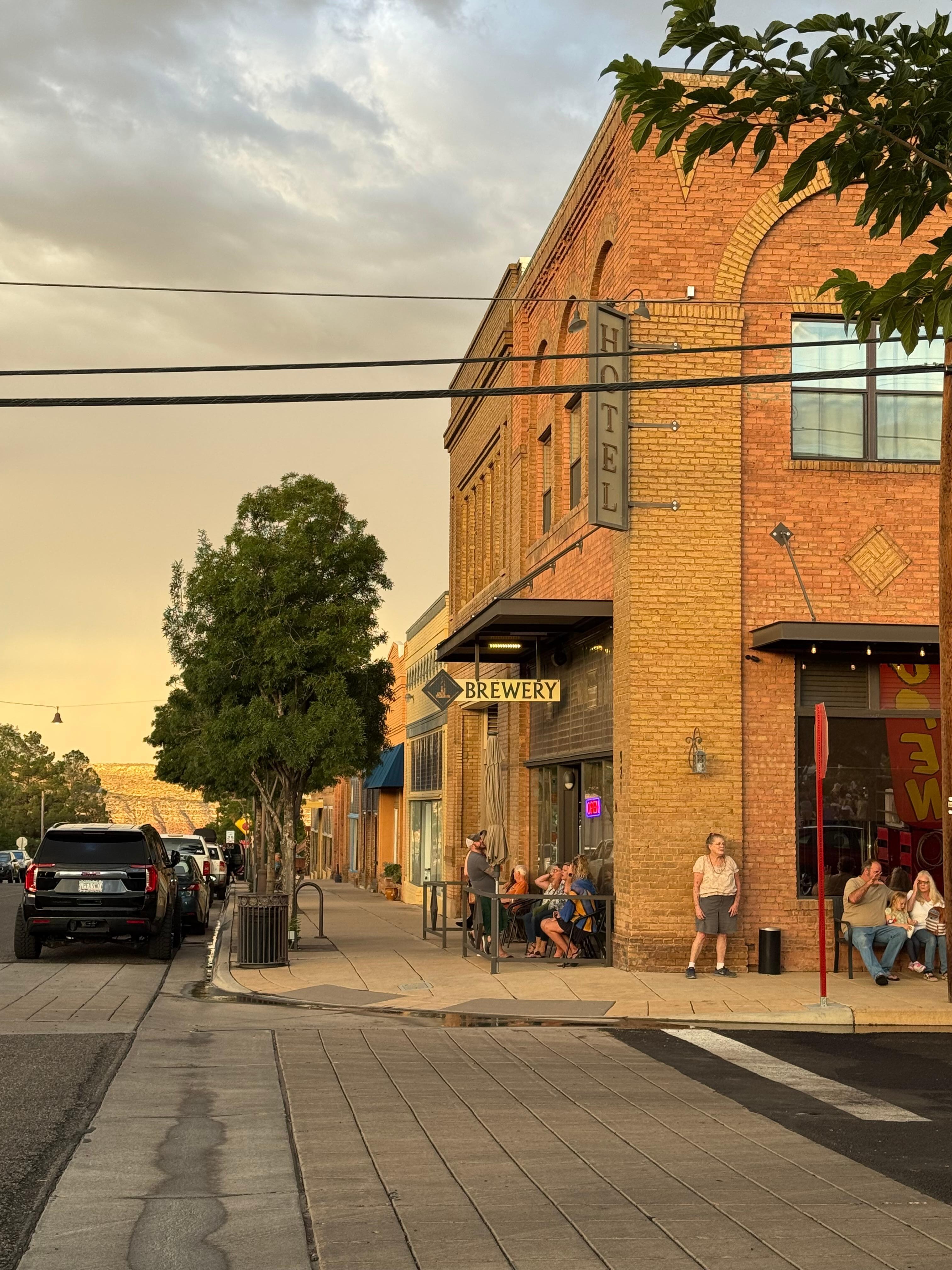The first peek when you’re driving up Main Street that takes your breath away!