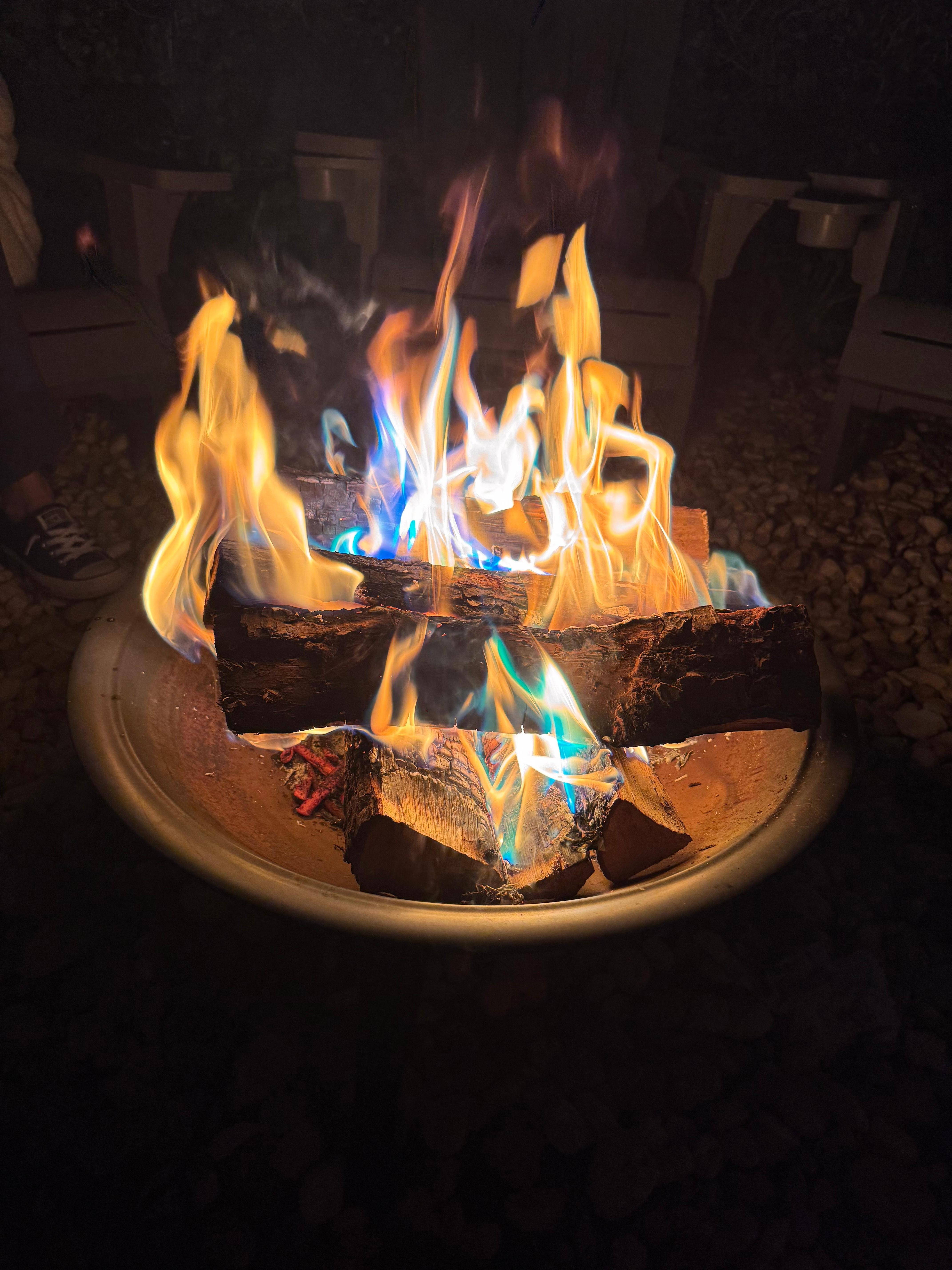 The fire pit was beautiful. Enjoyed it on the cold nights