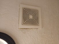 Mold in the restroom vent