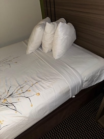 Large stain on outside of sheets