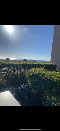 Dejlig udsigt fra terrassen