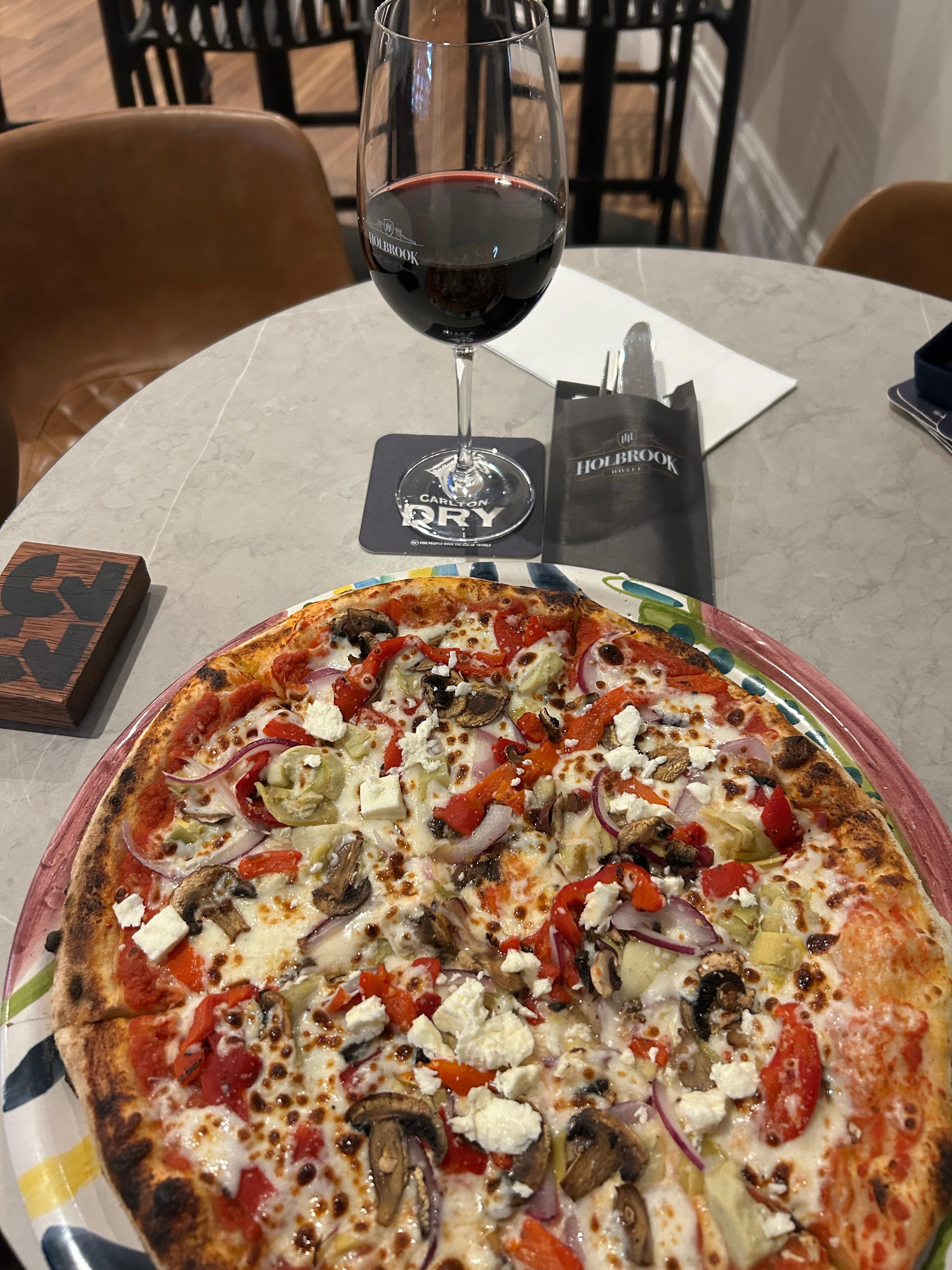 Lots of variety on the menu including excellent pizzas.