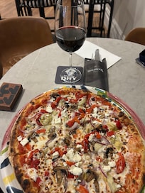 Lots of variety on the menu including excellent pizzas.