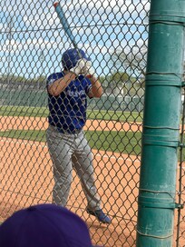 Our grandson’s college baseball games