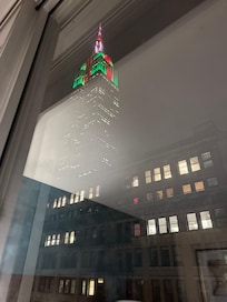 Vista del Empire State desde mi habitación.