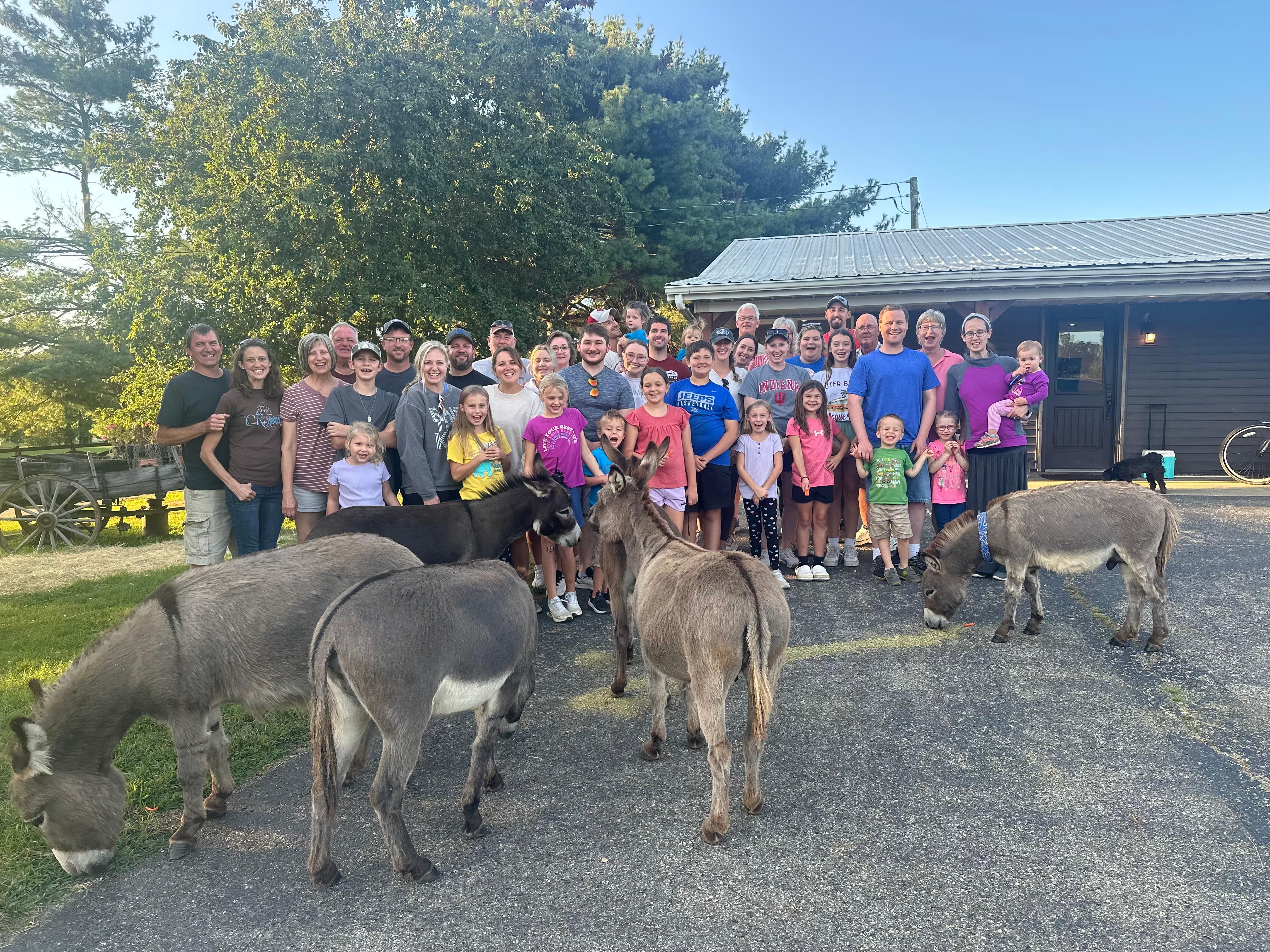 We had 41 in our group and plenty of space!