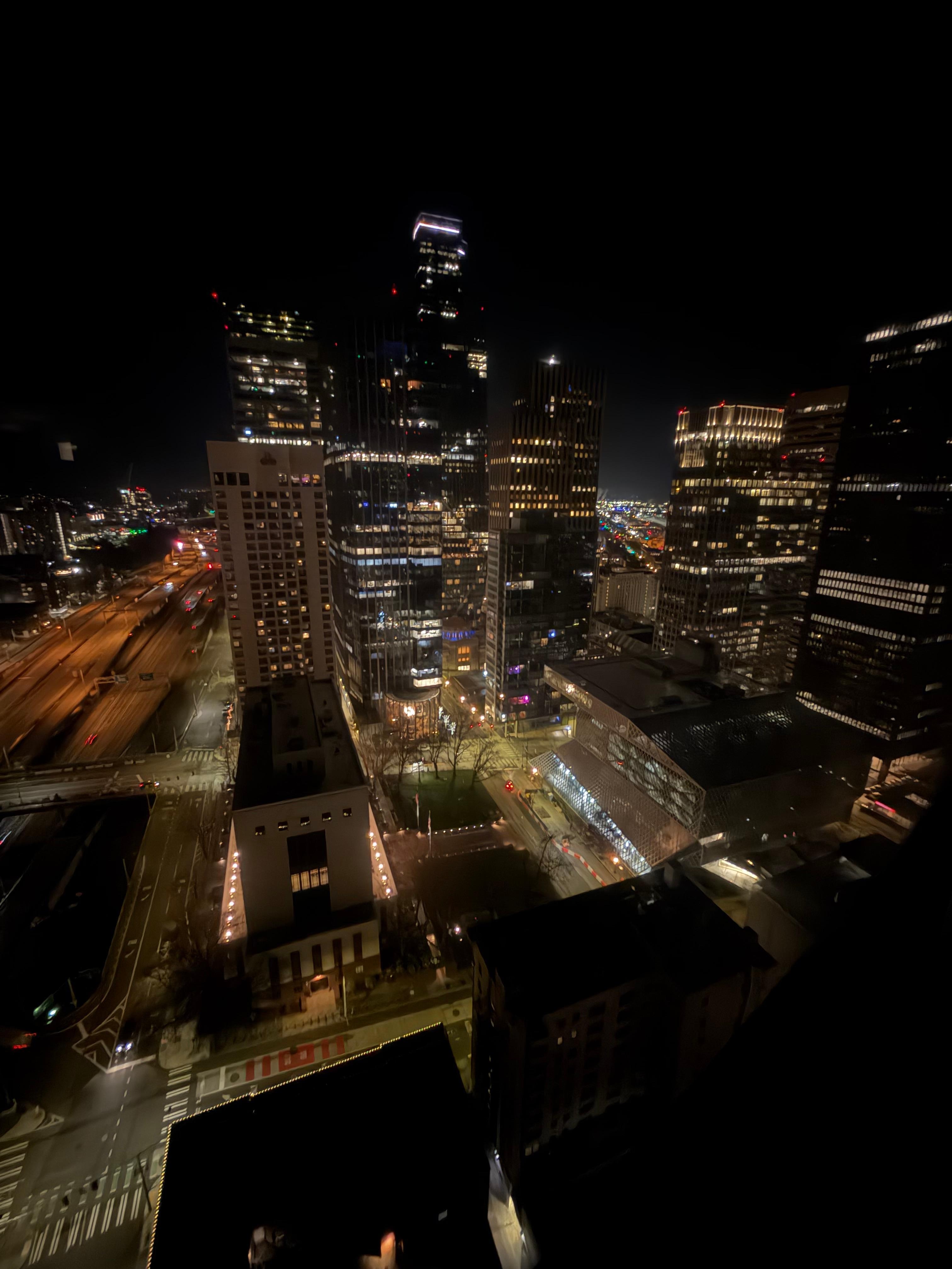 33rd floor room view 