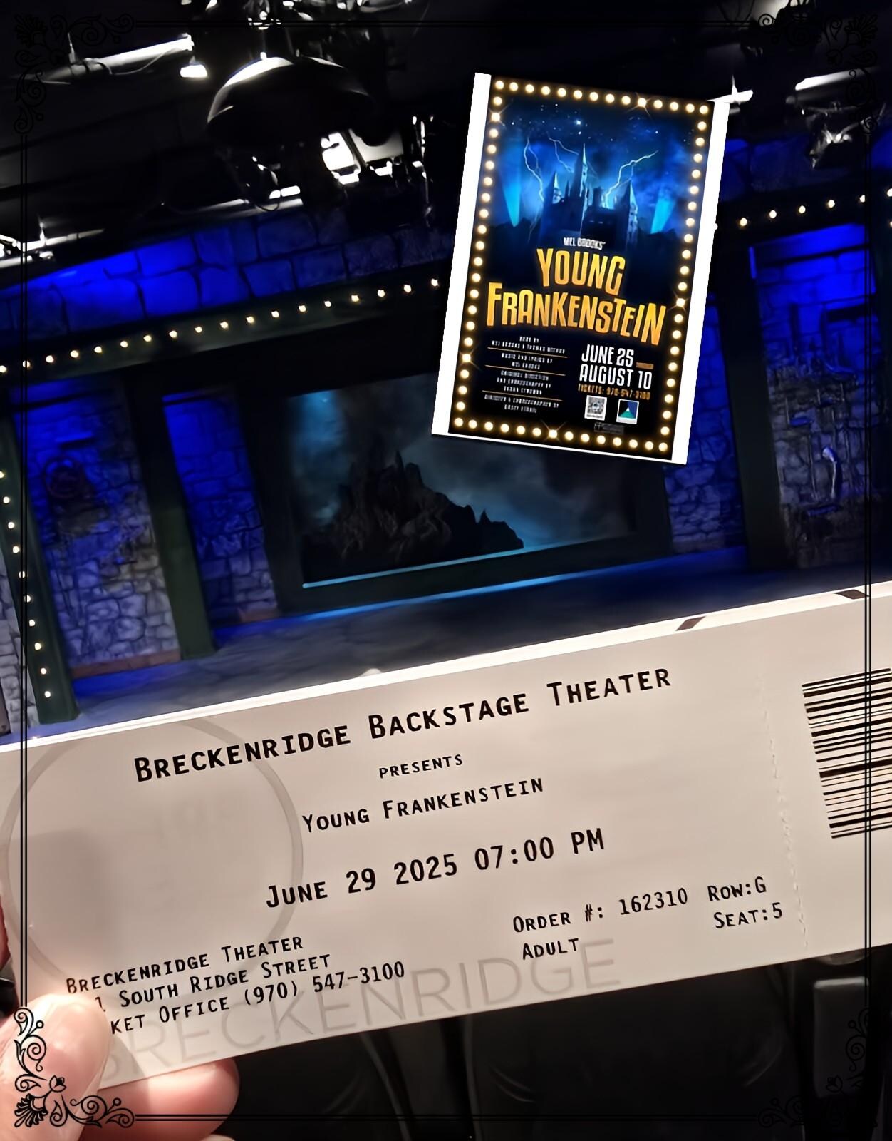 Taking in a fun show at Breckenridge