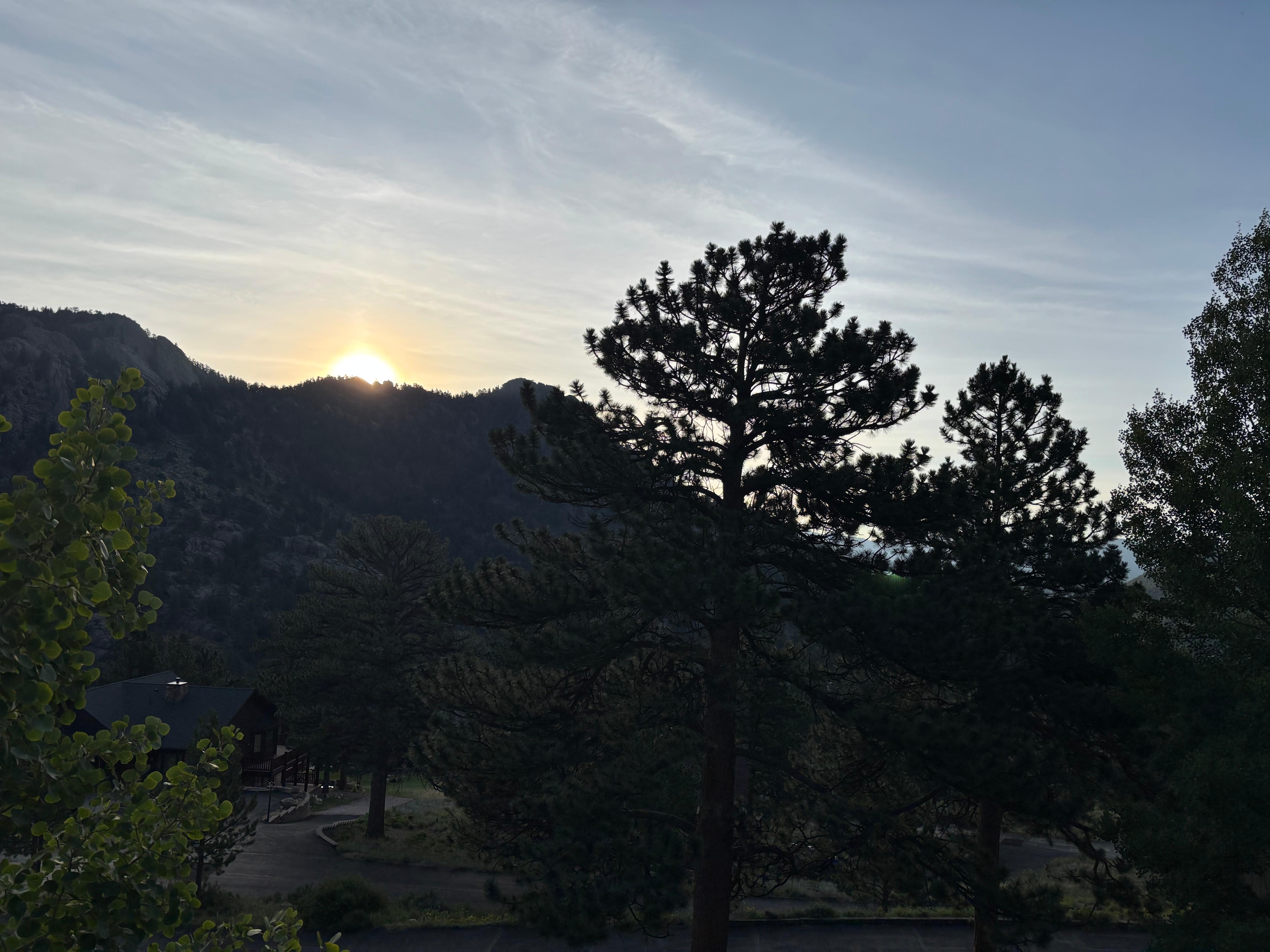 View from the front deck