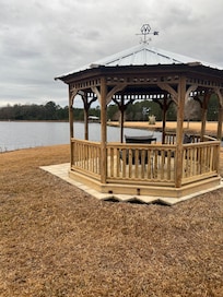 Gazebo by the pond