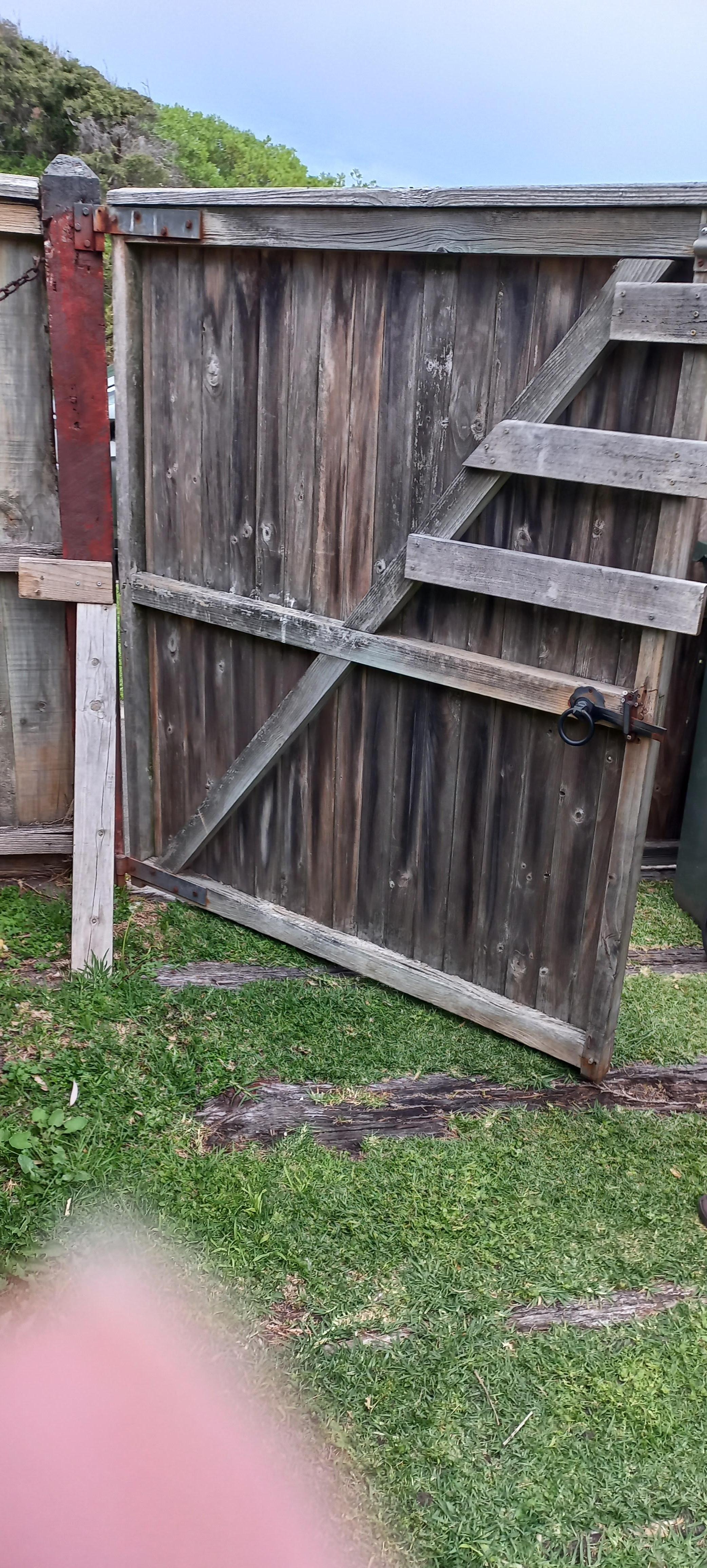 Very rickety gate
