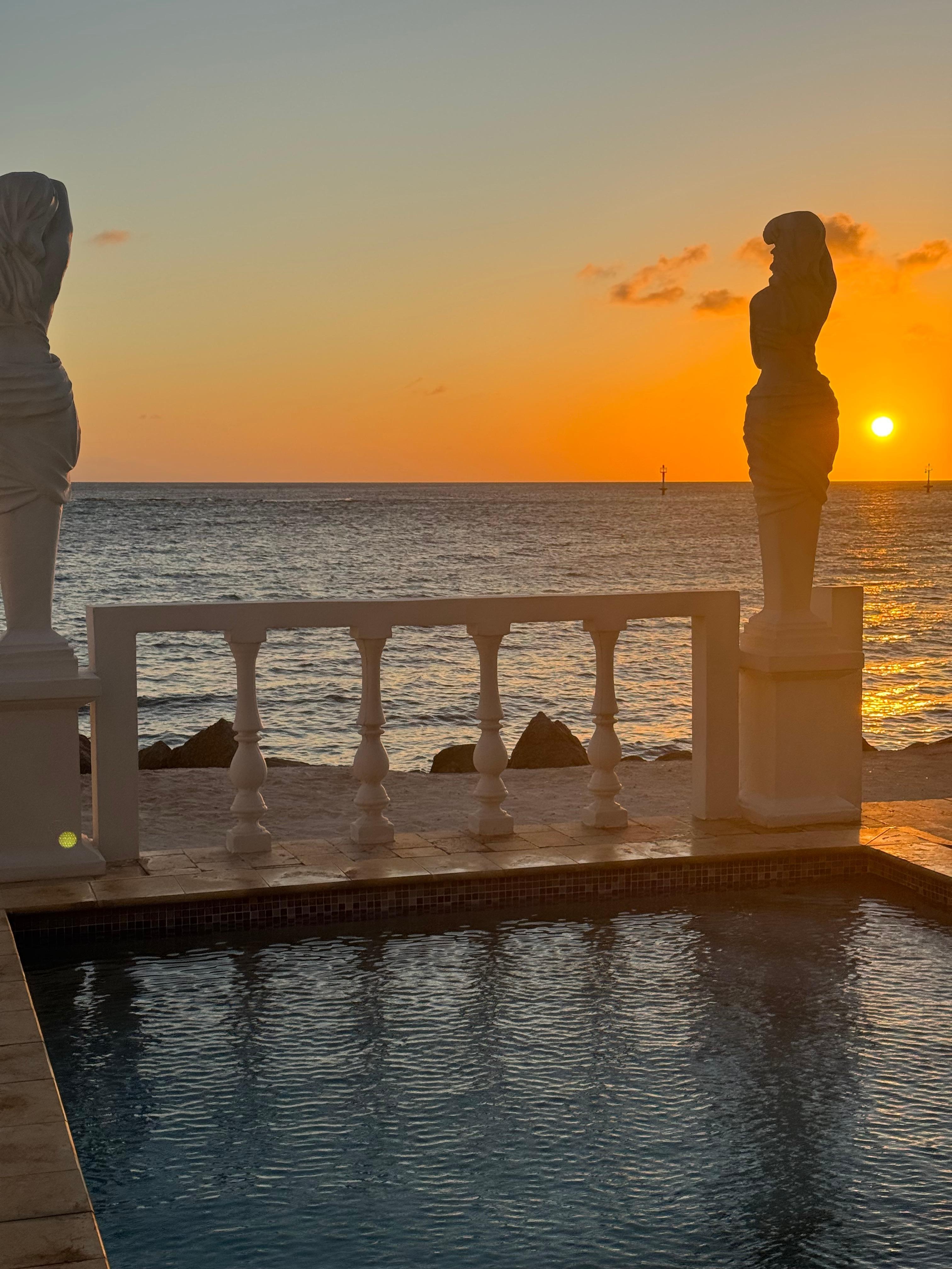 Peaceful and beautiful sunsets