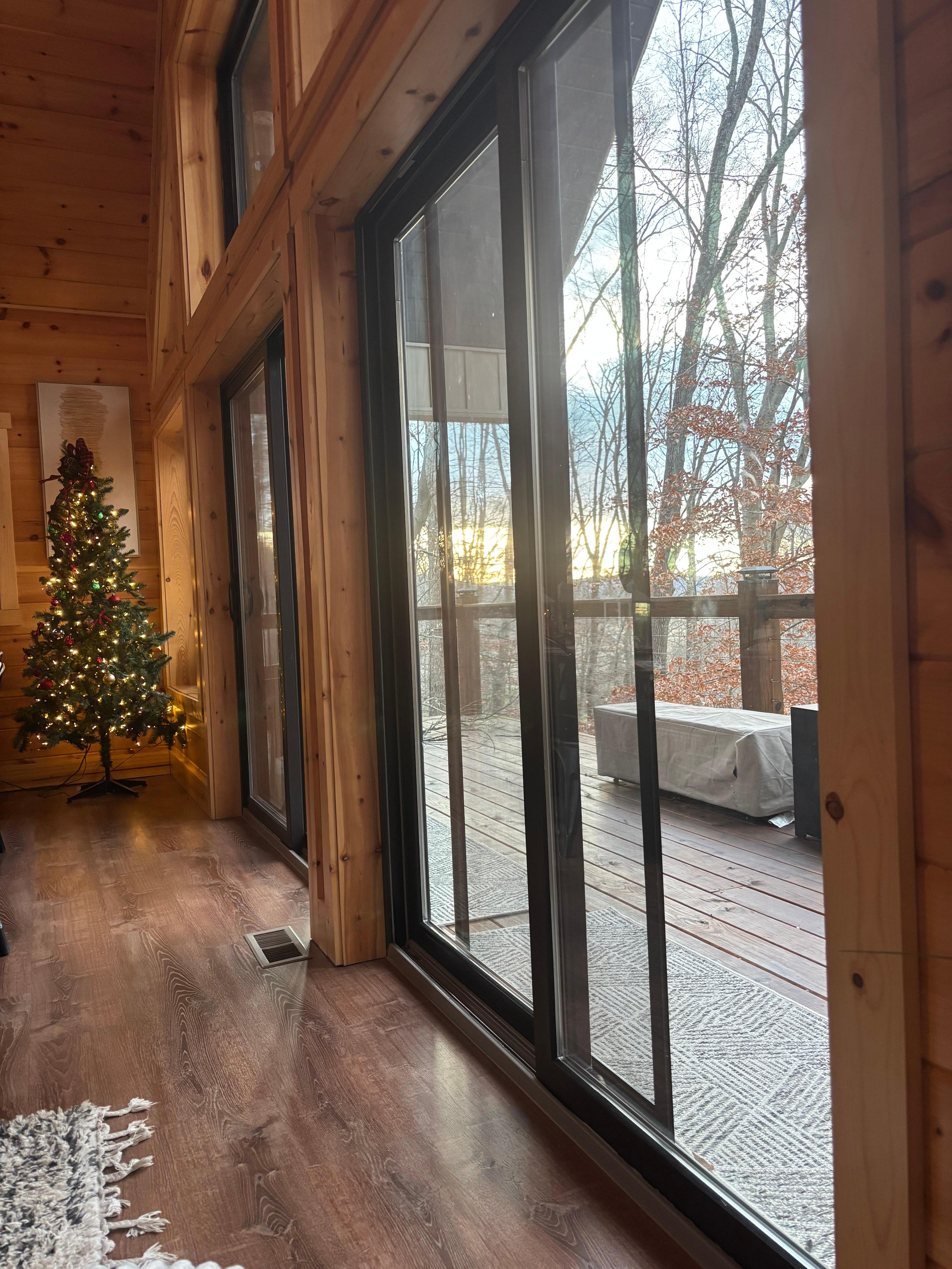 Breathtaking views from inside.