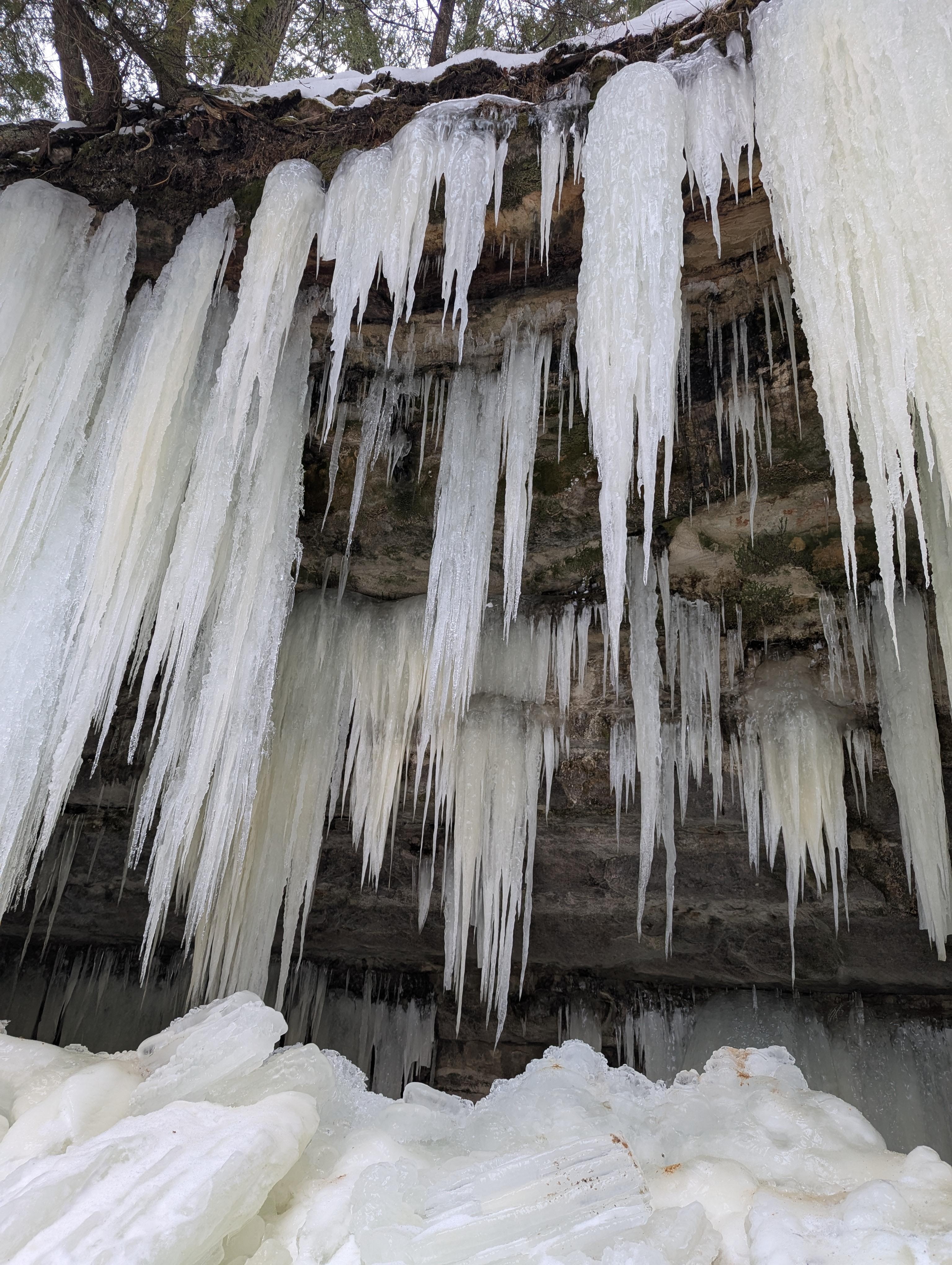 Eben Ice Cave close up