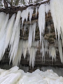 Eben Ice Cave close up